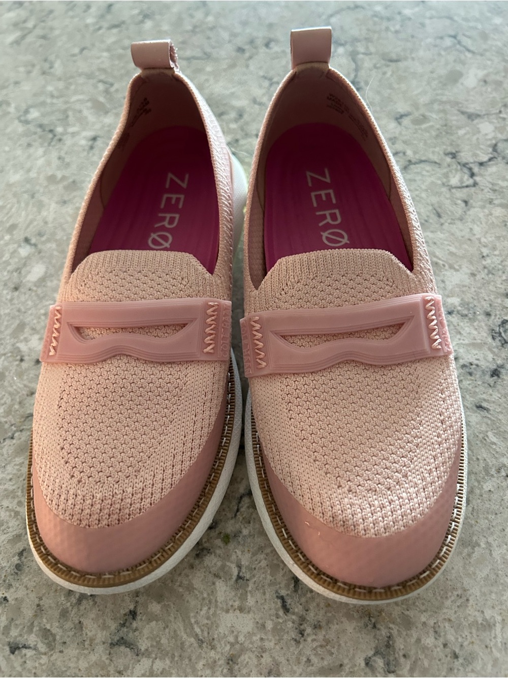 Cole Haan Knit Slip-On Loafer in Blush Pink